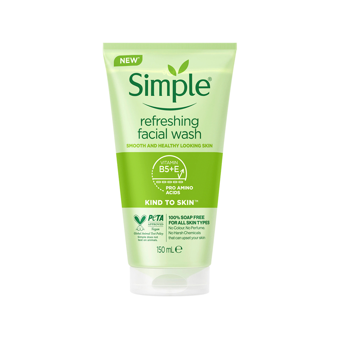 Simple Kind to Skin Refreshing Facial Wash Gel (150ml)
